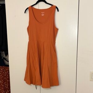 Torrid Warm Orange Mini Dress Size 1/XL